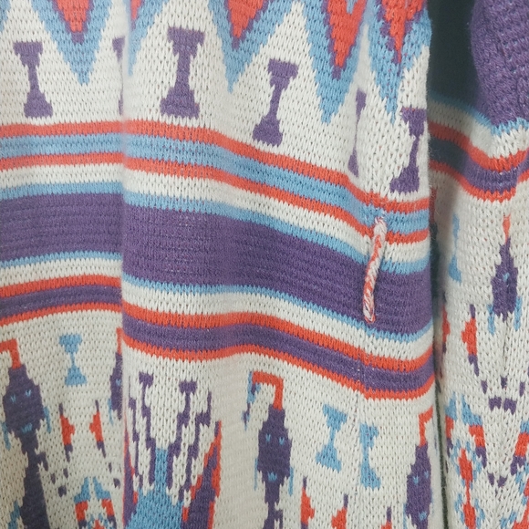 Heritage 1981 Open Front Long Boho Cardigan Large - Picture 9 of 11